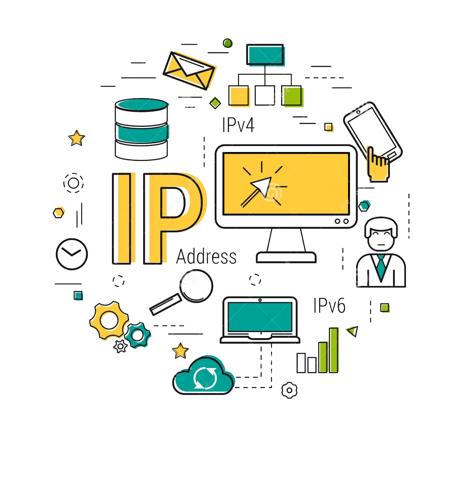 IPv4 ve IPv6 adres yapısı