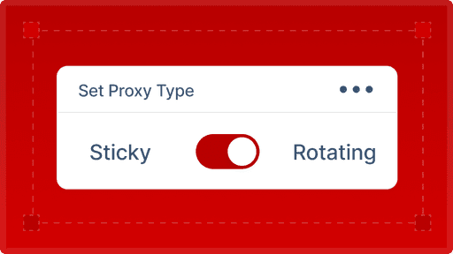 Sticky ve Rotating proxy modları